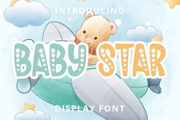 Baby Star: A Playful Display Font for Creative Projects