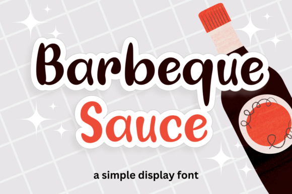 Barbeque Sauce: A Playful Display Font for Creative Designs