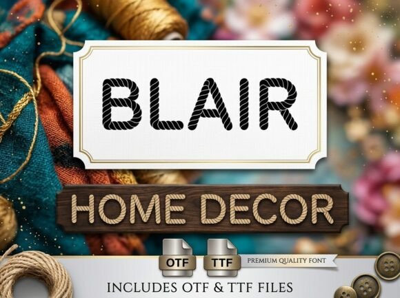 Blair: A Stunning Display Font for Bold Creators