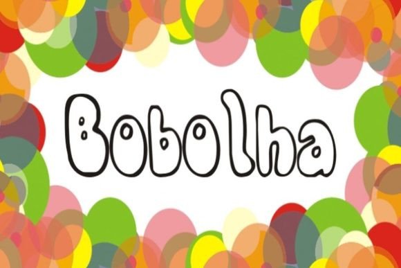 Bobolha: A Joyful Display Font for Creative Projects