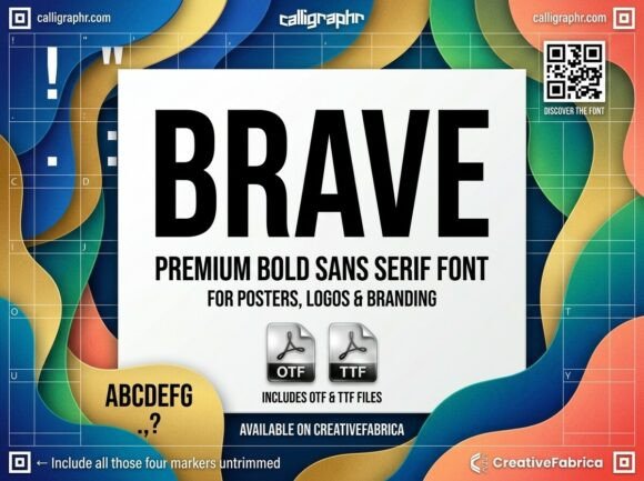 Brave: A Bold Typeface for Standout Design