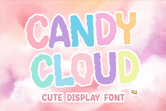 Candy Cloud: A Sweet Display Font for Creative Projects