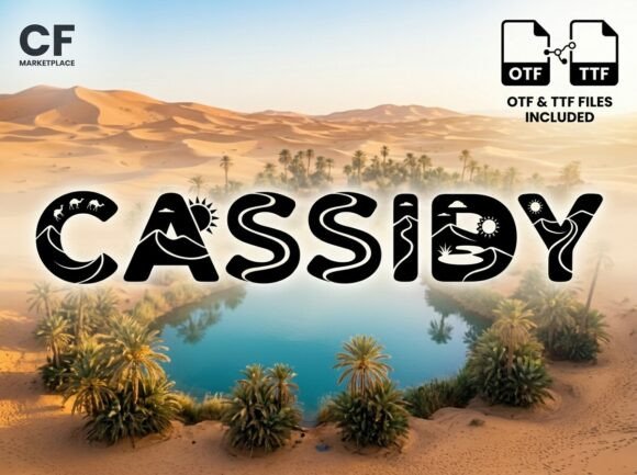 Cassidy: A Bold Display Font for Creative Projects