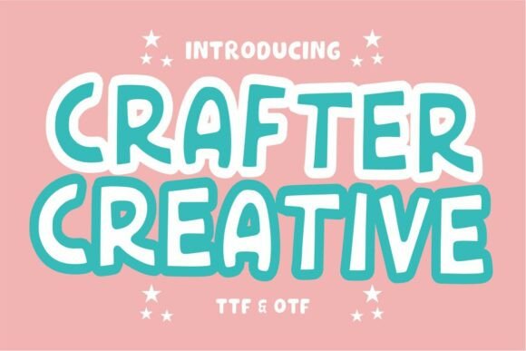 Crafter Creative: Your Handmade Font for Joyful Design