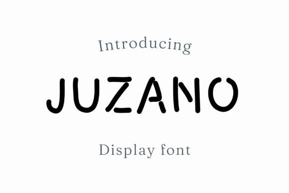 Discover Juzano: A Stunning Handwritten Display Font