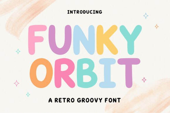 Funky Orbit: The Playful Retro Font for Creative Projects