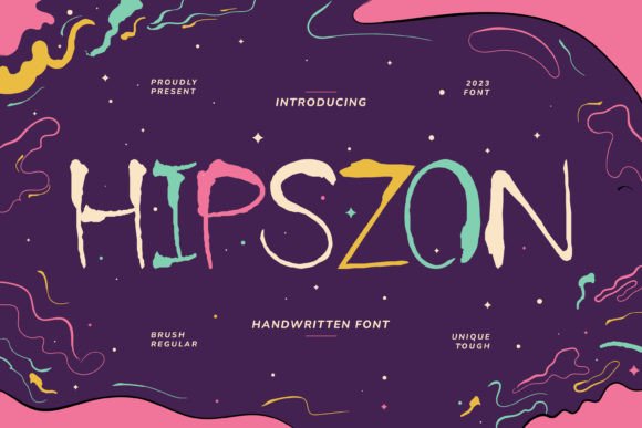 Hipszon: A Playful Display Font for Creative Projects