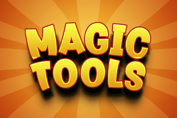 Magic Tools: A Bold Display Font for Creative Projects