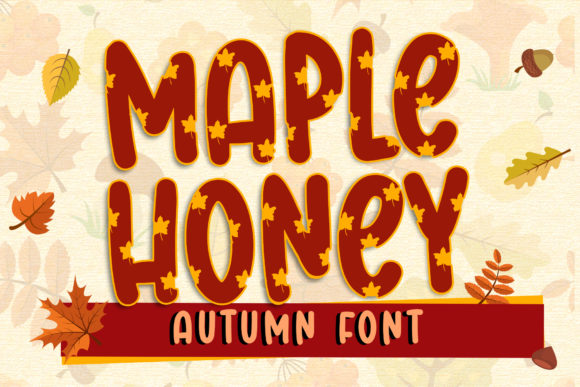 Maple Honey: A Friendly Chunky Display Font
