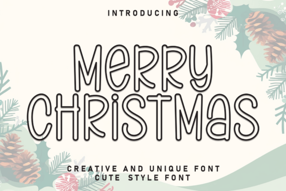 Merry Christmas: Discovering the Urban Meadow Font