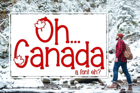 Oh Canada: A Bold Display Font for Creative Projects