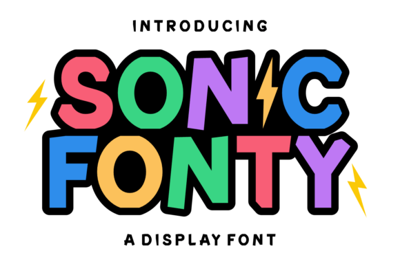 Sonic Fonty: Playful, Bold, and Bursting with Creative Energy