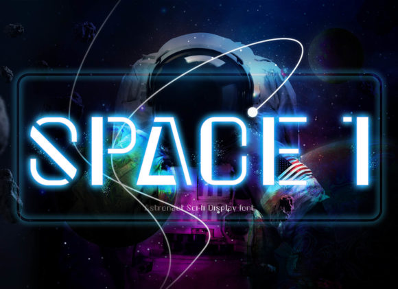 Space 1: A Futuristic Display Font for Bold Projects