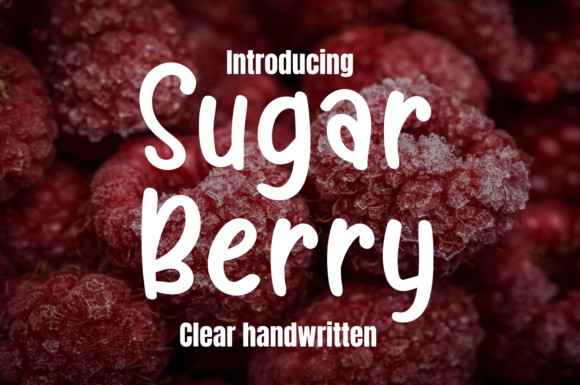 Sugar Berry: A Friendly Display Font for Modern Designs