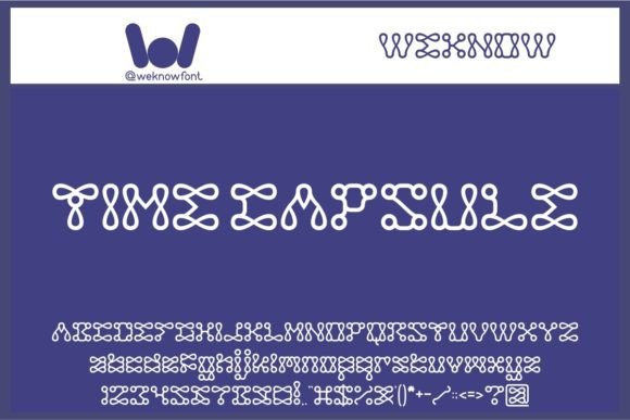 Time Capsule: A Uniquely Shaped Display Font for Modern Design