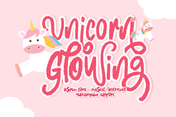 Unicorn Glowing: A Font That Shines with Whimsy