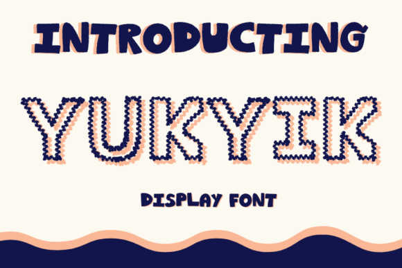Yukyik: A Cool Display Font for Creative Projects